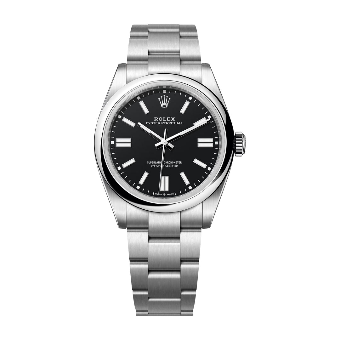Oyster Perpetual 41mm Oystersteel Black Dial / Ref. 134300