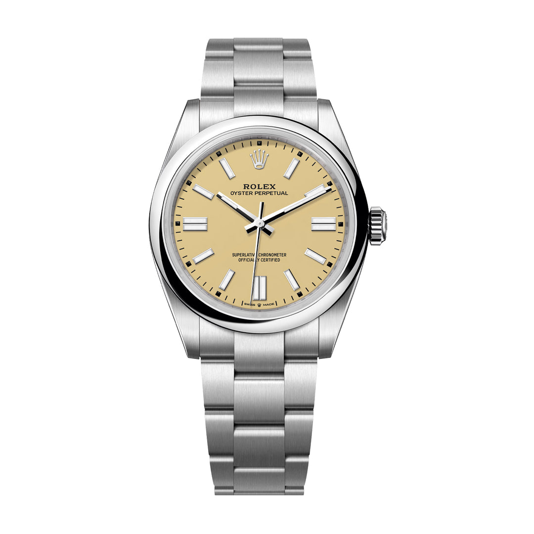 Oyster Perpetual 41mm Oystersteel Beige Dial / Ref. 134300