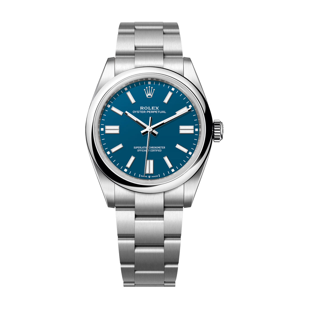 Oyster Perpetual 41mm Oystersteel Blue Dial / Ref. 134300