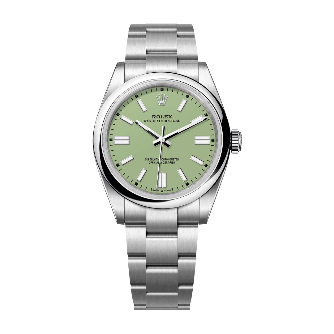 Oyster Perpetual 41mm Oystersteel Pistachio Dial / Ref. 134300