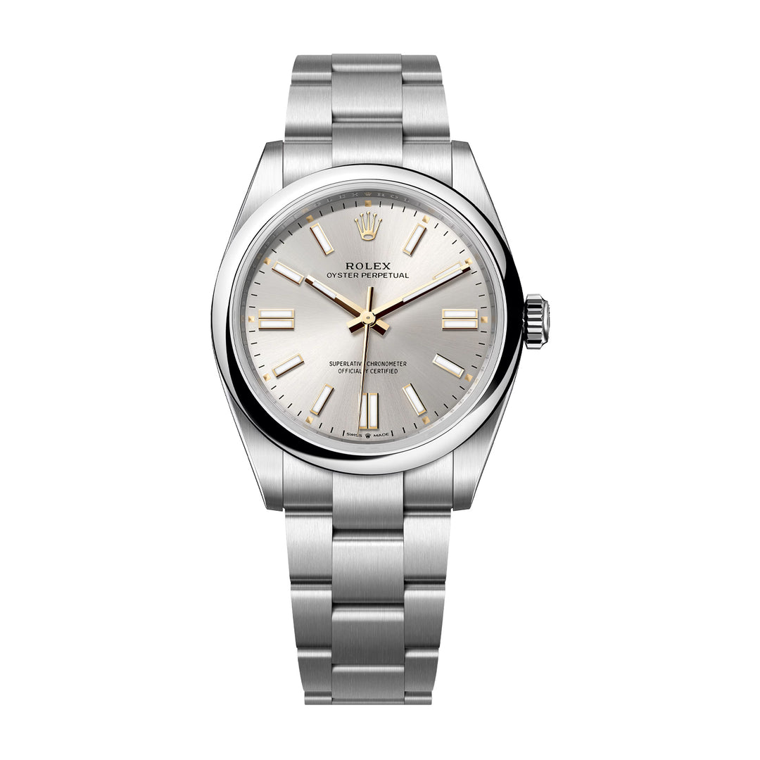 Oyster Perpetual 41mm Oystersteel Silver Dial / Ref. 134300