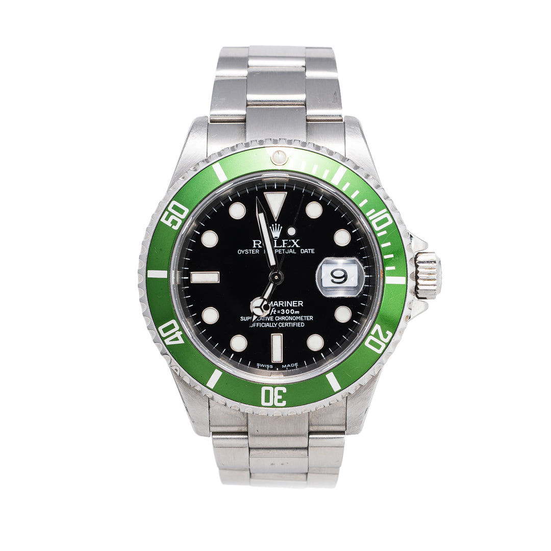 Rolex Submariner "Kermit" (#16610LV) – 2004, Mint Condition (Naked Watch)