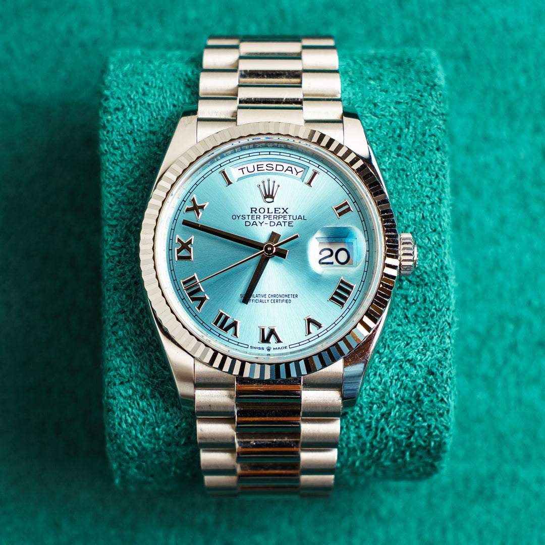 Rolex Day-date 40mm Platinum Ice Blue Dial ref 228236 | 2024
